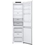 LG GBB62SWGFN, chladnička kombinovaná, biela