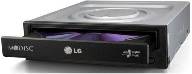 LG SuperMulti SATA DVD+/-R24x, bare bulk, čierna