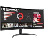 LG UltraWide, 34WR50QC, 34", čierny