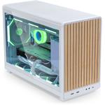 Lian Li DAN Cases A3-mATX Wood Edition, biela, (rozbalené)