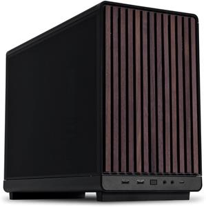 Lian Li DAN Cases A3-mATX Wood Edition, čierna, (rozbalené)