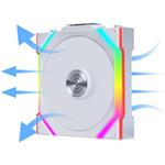 Lian Li UNI FAN SL Wireless ARGB ventilátor, 120mm, biely