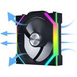 Lian Li UNI FAN SL Wireless ARGB ventilátor, 120mm, čierny