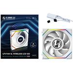 Lian Li UNI FAN SL Wireless LCD ventilátor, 120mm, biely