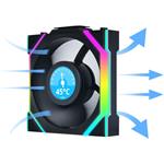 Lian Li UNI FAN SL Wireless LCD ventilátor, 120mm, čierny