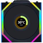 Lian Li UNI FAN SL Wireless LCD ventilátor, 120mm, čierny
