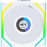 Lian Li UNI FAN SL Wireless LCD ventilátor, 3ks, 120mm, biely