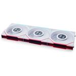 Lian Li UNI FAN TL LCD, ventilátor, 3ks, 120 mm, biely