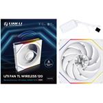 Lian Li UNI FAN TL Wireless, bezdrôtový ventilátor, ARGB, 120 mm, biely