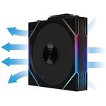 Lian Li UNI FAN TL Wireless, bezdrôtový ventilátor, ARGB, 3ks, 120 mm, čierny