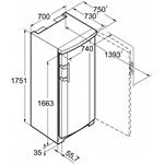 Liebherr GP 3513, skriňová mraznička