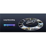 Lingdu D500 4K Dash Cam bezpečnostná kamera s displejom do auta