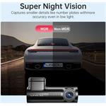 Lingdu D500 4K Dash Cam bezpečnostná kamera s displejom do auta