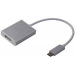 LMP, USB-C/DP, M/F, 0,15m, sivý