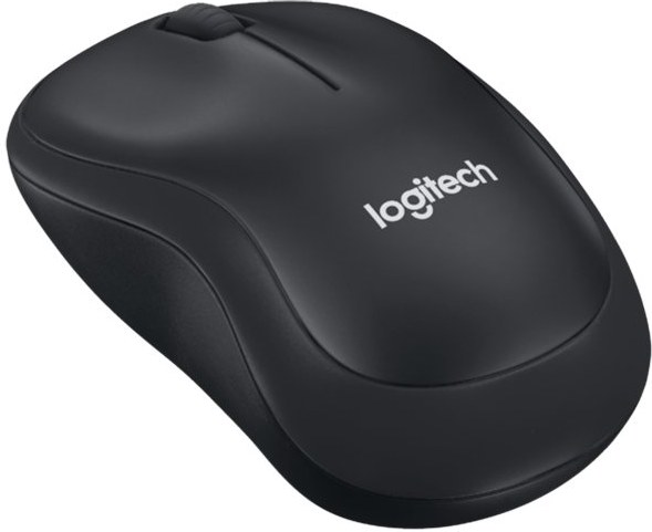 Logitech B220 Silent Plus, tichá myš, čierna