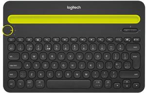 Logitech Bluetooth K480, bezdrôtová klávesnica, čiernožltá