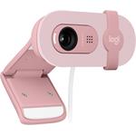 Logitech Brio 100, webkamera, ružová