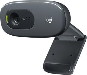 Logitech C270 HD Webcam, sivá