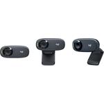 Logitech C310 HD Webcam, webkamera, čierna