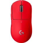 Logitech G PRO X SUPERLIGHT, herná myš, červená