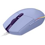 Logitech G102 2nd Gen LIGHTSYNC herná myš, fialová