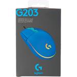 Logitech G203 2nd Gen Lightsync, modrá
