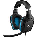 Logitech G432 Gaming Headset Leatherette, čierne, (rozbalené)