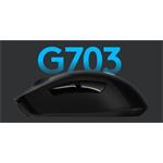 Logitech G703 Lightspeed, bezdrôtová myš, čierna