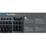 Logitech G915 TKL Lightspeed, GL Tactile, herná klávesnica, USB, US-INTL layout