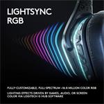 Logitech G935 Gaming Headset 7.1 Surround Sound LightSync, Wireless