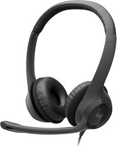 Logitech H390, slúchadlá, USB, čierne, (rozbalené)