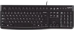 Logitech K120, klávesnica, SK+CZ, čierna