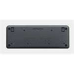 Logitech K250, bluetooth klávesnica, SK+CZ, graphite