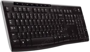 Logitech K270, klávesnica, bezdrôtová, US, čierna