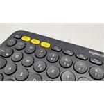 Logitech K380 Multi-Device Bluetooth, sivá, SK/CZ