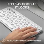 Logitech K380s Pebble Keys 2, US international, biela