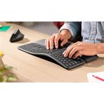 Logitech K860 ERGO, bezdrôtová delená klávesnica, CZ/SK, graphite