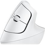 Logitech Lift for Mac Vertical Ergonomic Mouse, bielo-sivá