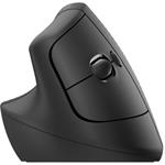 Logitech Lift Left Vertical Ergonomic Mouse for Business, pre ľavákov, čierna