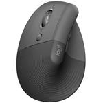 Logitech Lift Left Vertical Ergonomic Mouse for Business, pre ľavákov, čierna