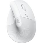 Logitech Lift Vertical Ergonomic Mouse for Business, bielo-sivá