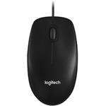 Logitech M100, optická myš, čierna