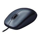 Logitech M100, optická myš, čierna