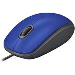 Logitech M110 Silent, myš, modrá