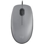 Logitech M110 Silent, sivá