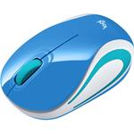 Logitech M187 Wireless Mini Mouse, modrá