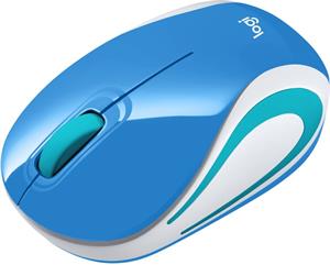 Logitech M187 Wireless Mini Mouse, modrá
