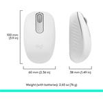 Logitech M196, bluetooth myš, biela