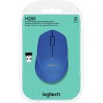 Logitech M280, bezdrôtová myš, modrá