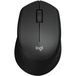 Logitech M330 Silent Plus, bezdrôtová tichá myš, čierna
